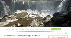 Desktop Screenshot of camping-lesgorgesdelherault.com
